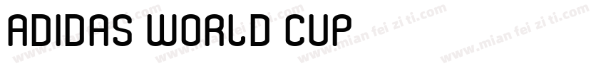 Adidas world cup字体转换
